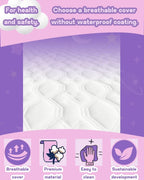 Wellzee Breathable Oval Bassinet Mattress – Hypoallergenic & Waterproof - LittleTreasures