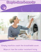 Wellzee Breathable Oval Bassinet Mattress – Hypoallergenic & Waterproof - LittleTreasures