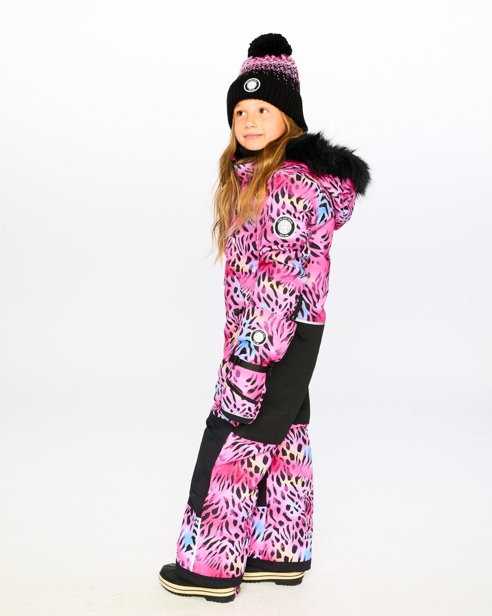 Winter Mittens Teknik Multicolor Leopard And Zebra - LittleTreasures