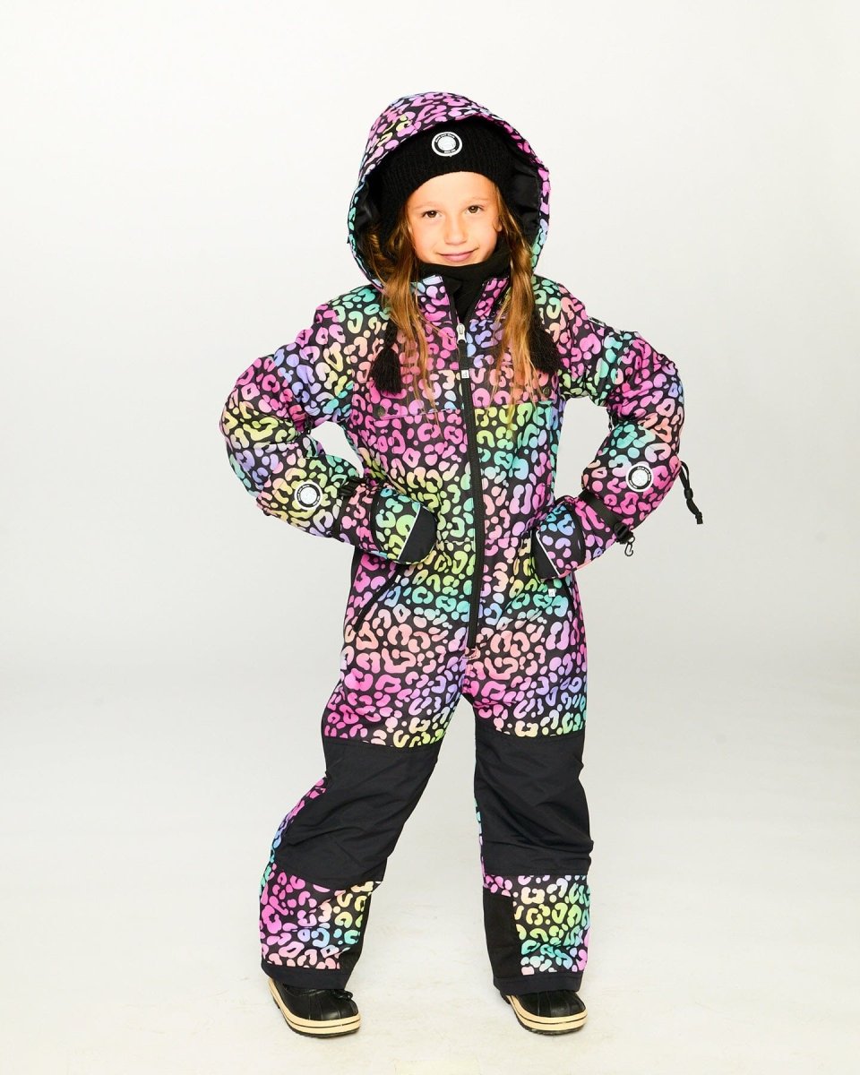 Winter Mittens Teknik Rainbow Leopard - LittleTreasures