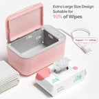 Wipe Warmer, Baby Wipe Warmer with 3 Modes Temperature Control, Diaper Wipes Dispenser with Large Capacity, Evenly Overall Heating, Constant Temperature Wipe Holder - LittleTreasures
