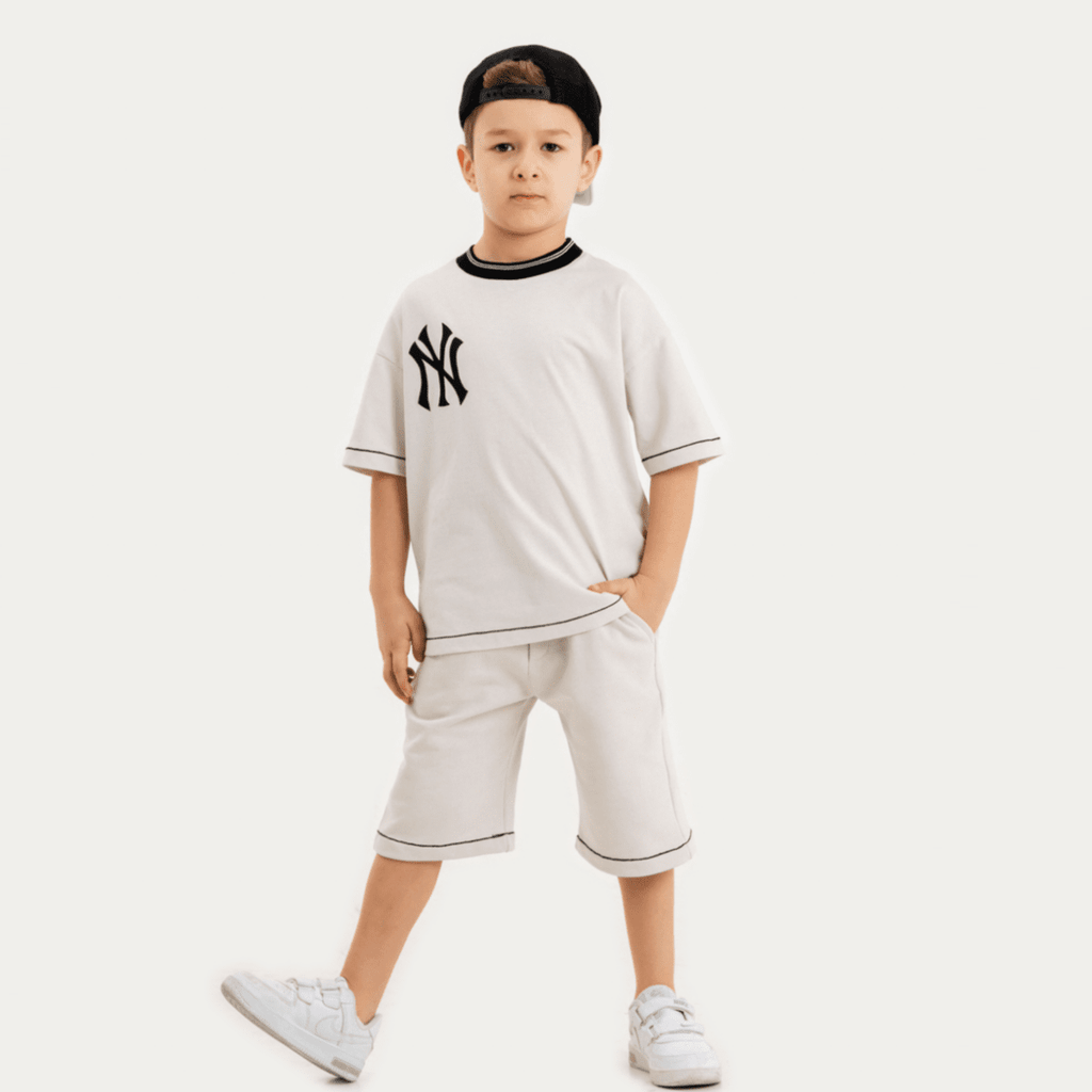 Yankee Bad Boy Casual Short Set - LittleTreasures