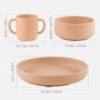 Yooforea Honey Silicone Baby Feeding Set - Safe & Durable Tableware - LittleTreasures