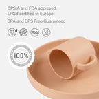 Yooforea Honey Silicone Baby Feeding Set - Safe & Durable Tableware - LittleTreasures