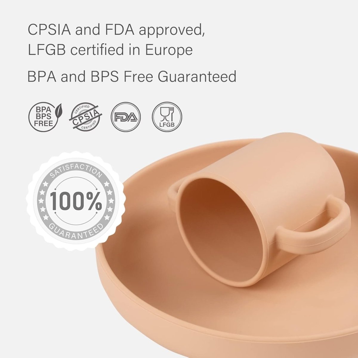 Yooforea Honey Silicone Baby Feeding Set - Safe & Durable Tableware - LittleTreasures