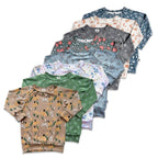 Youth Bamboo Raglan Pullover | Prints — Last Call - LittleTreasures